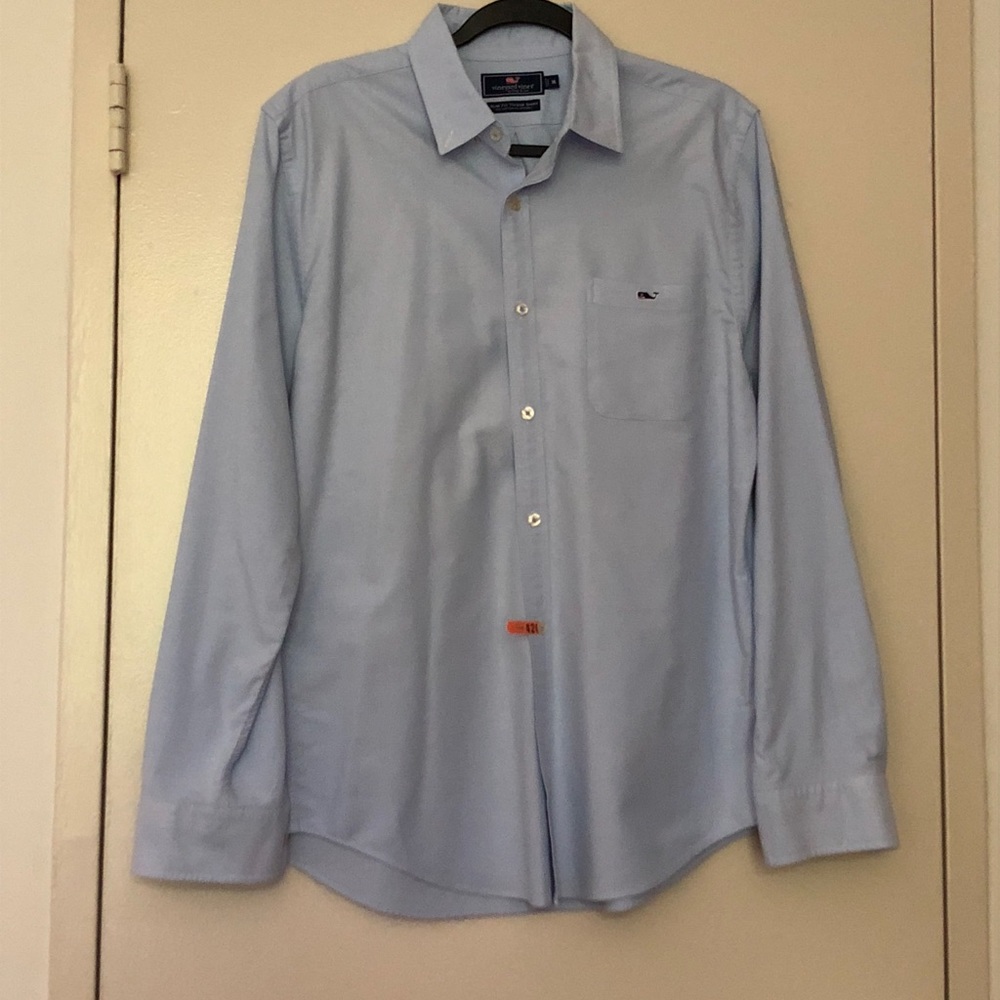 Vineyard Vines blue button down, slim fit, size M